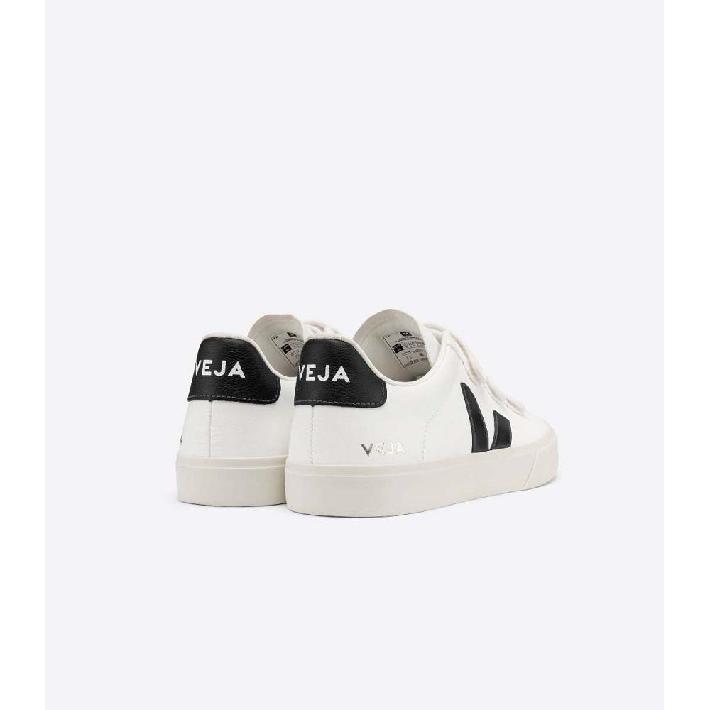 Veja RECIFE CHROMEFREE Men's Shoes White/Black | CA 197BEX